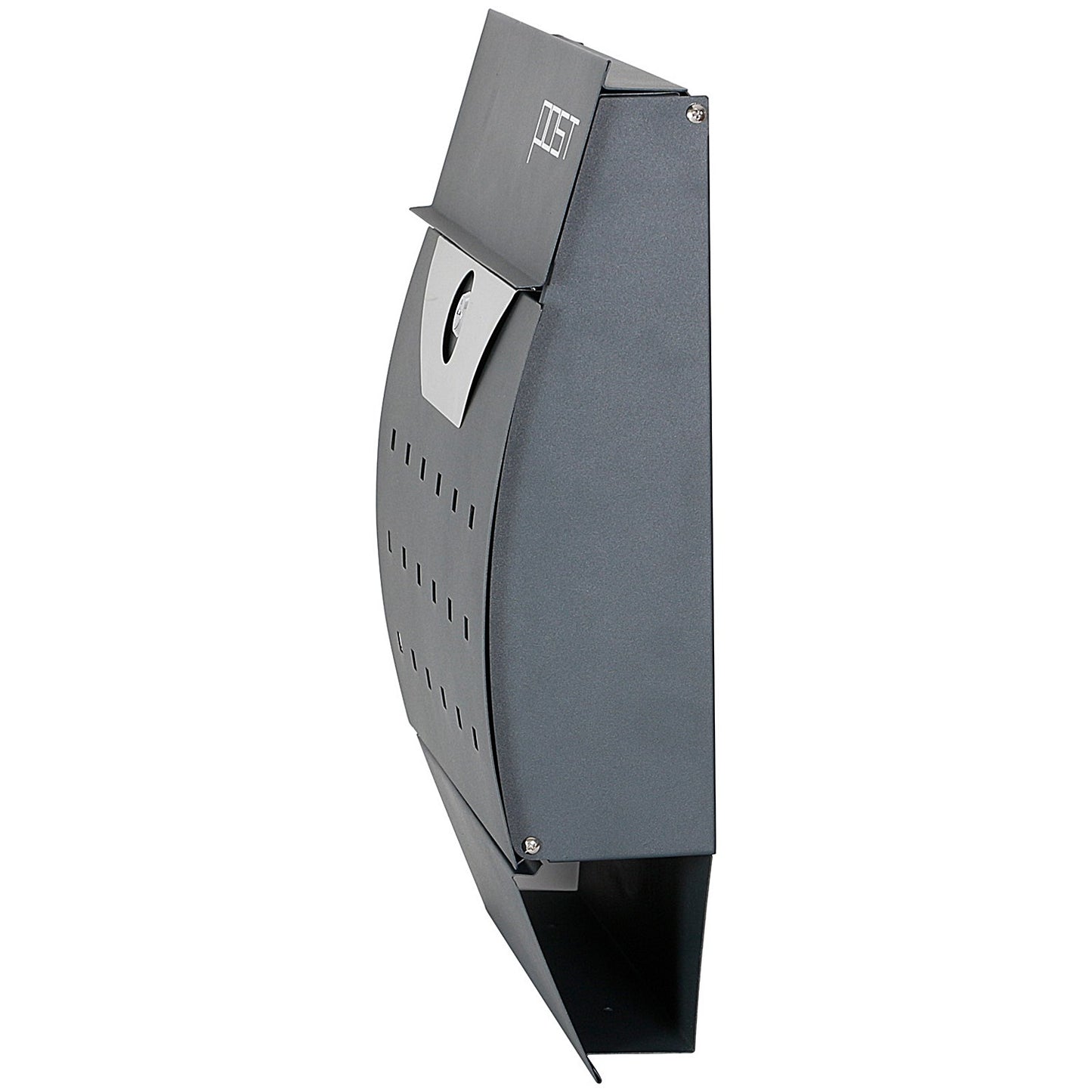 Phoenix Estilo Front Loading Letter Box, Graphite