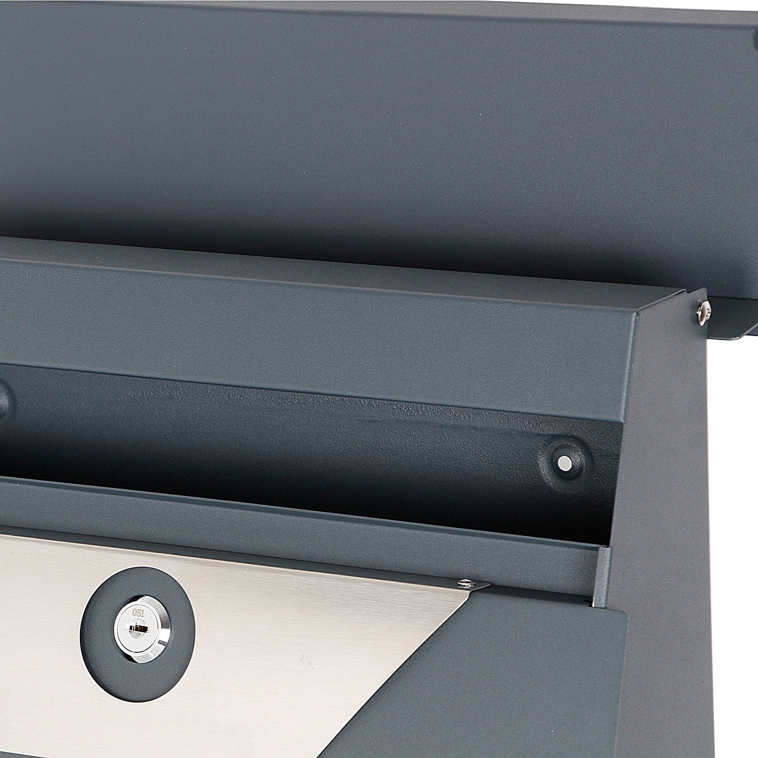 Phoenix Estilo Front Loading Letter Box, Graphite