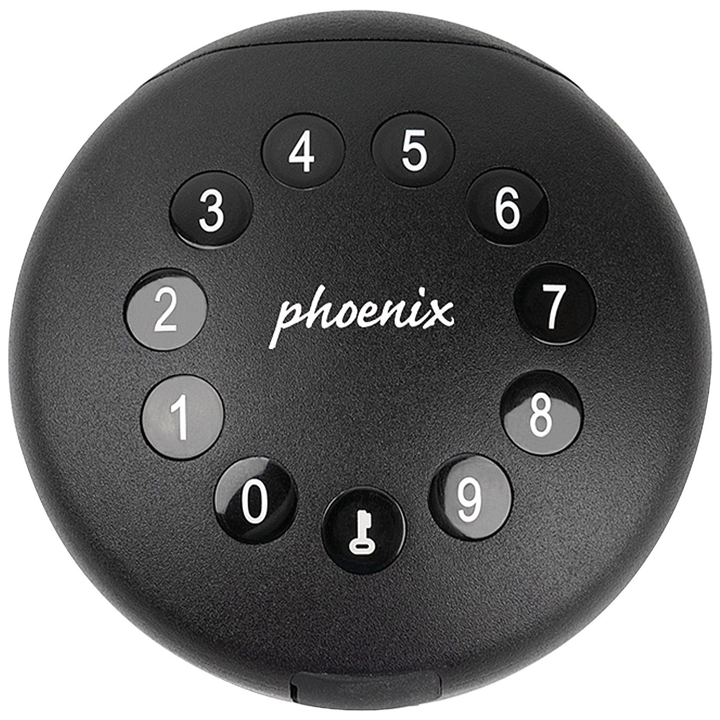 Phoenix Palm Smart Key Safe with Electronic Lock and Security Cable, Black