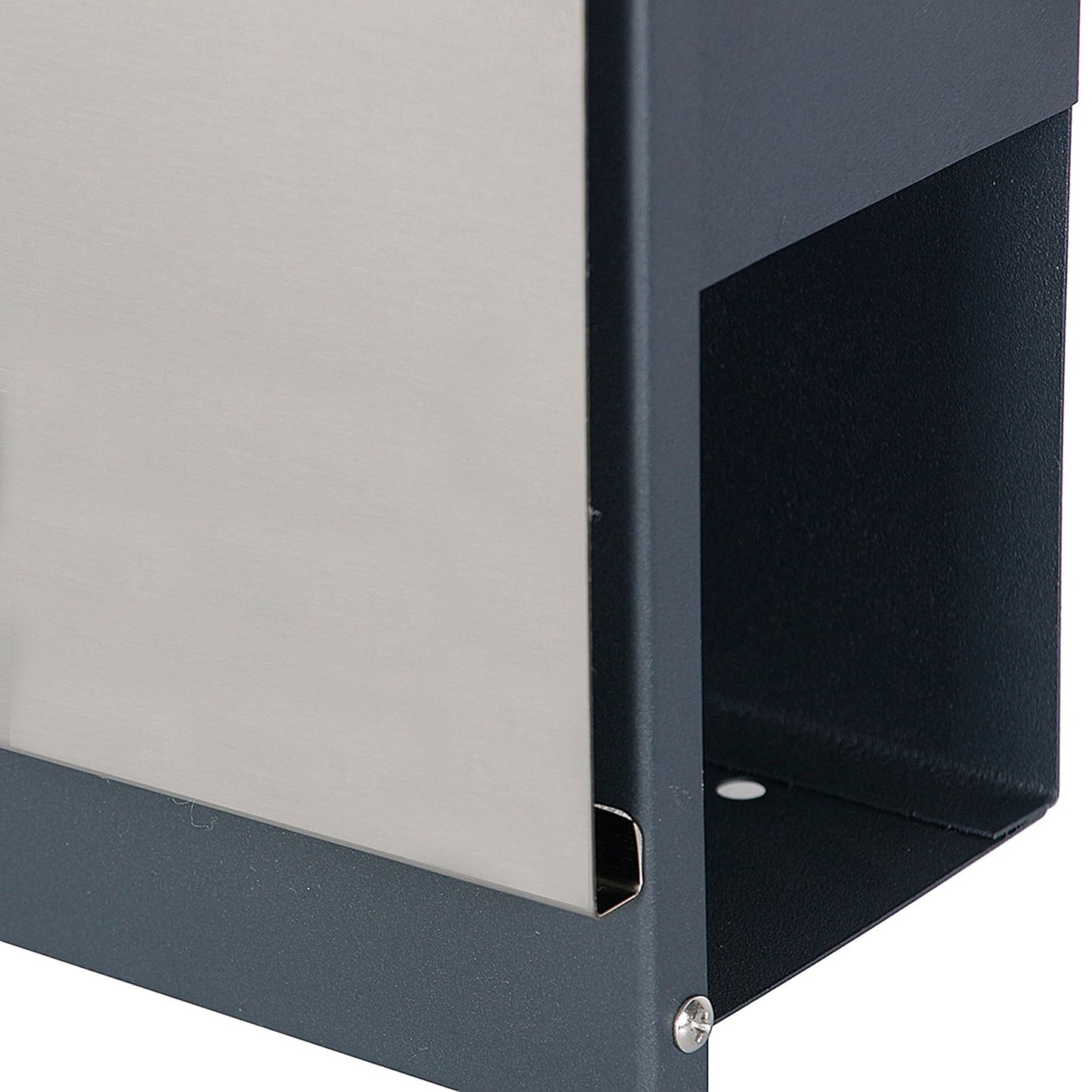 Phoenix Estilo Top Loading Letter Box, Grey