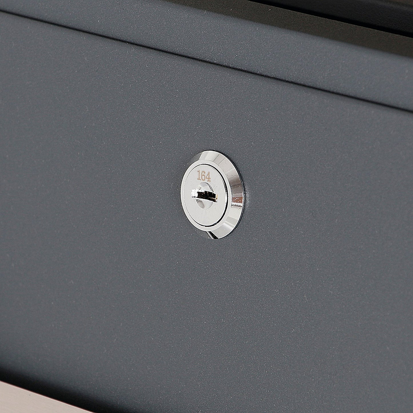 Phoenix Estilo Top Loading Letter Box, Grey