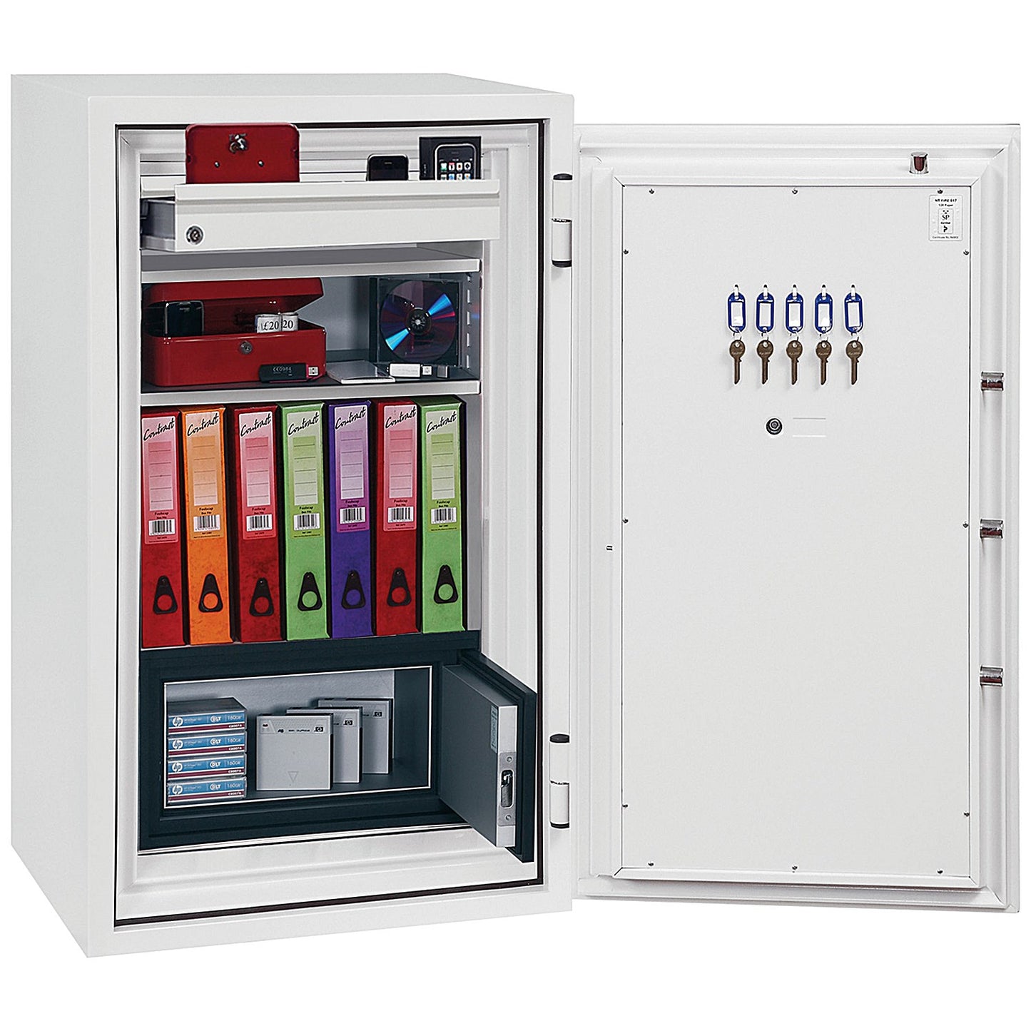 Phoenix Data Combi Fire Safe, White