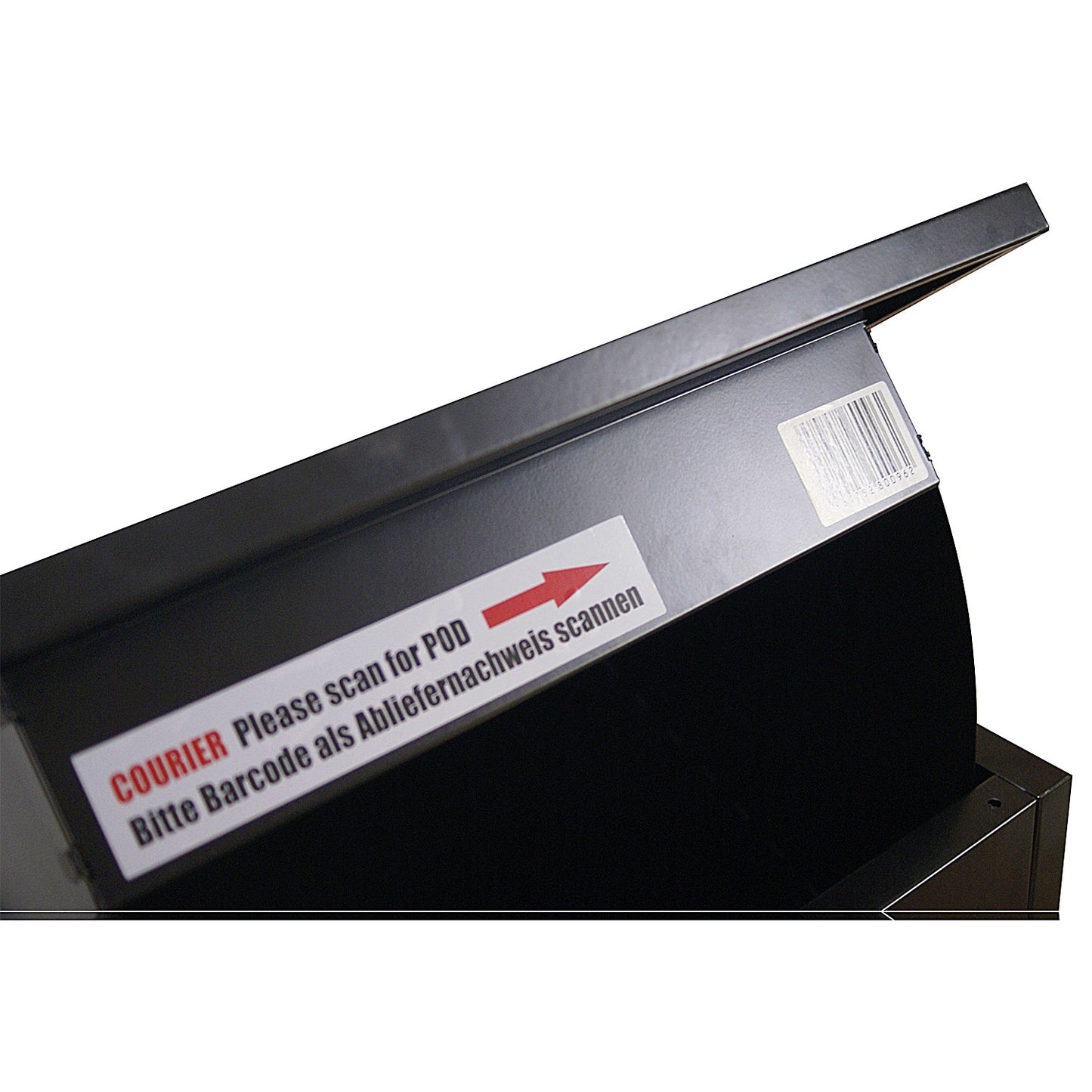 Phoenix Top Loading Pacel Box with Key Lock, Black