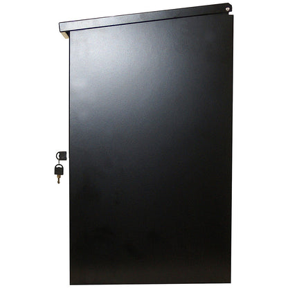 Phoenix Top Loading Pacel Box with Key Lock, Black