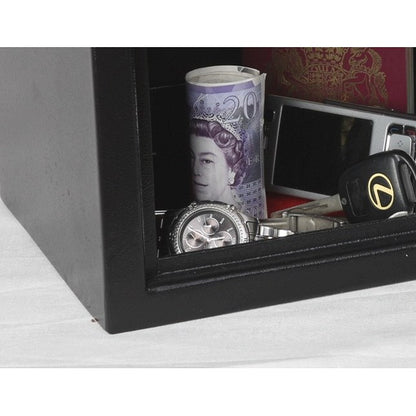 Phoenix Black Compact Home and Office Security Safe Size 1 Electric Lock SS0721E