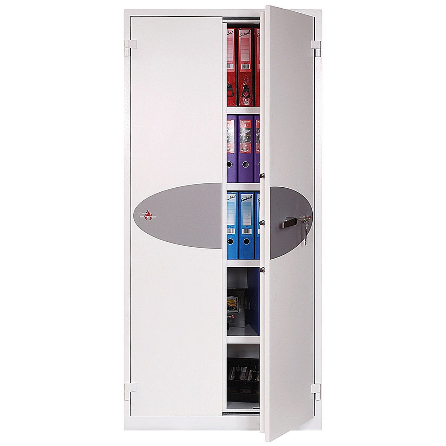 Phoenix Fire Ranger Steel Storage Cupboard, Fire and Burglary Resistant, 106kg, 359 Litre
