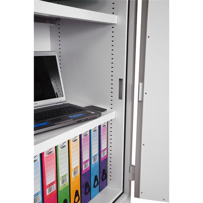Phoenix Fire Ranger Steel Storage Cupboard, Fire and Burglary Resistant, 106kg, 359 Litre