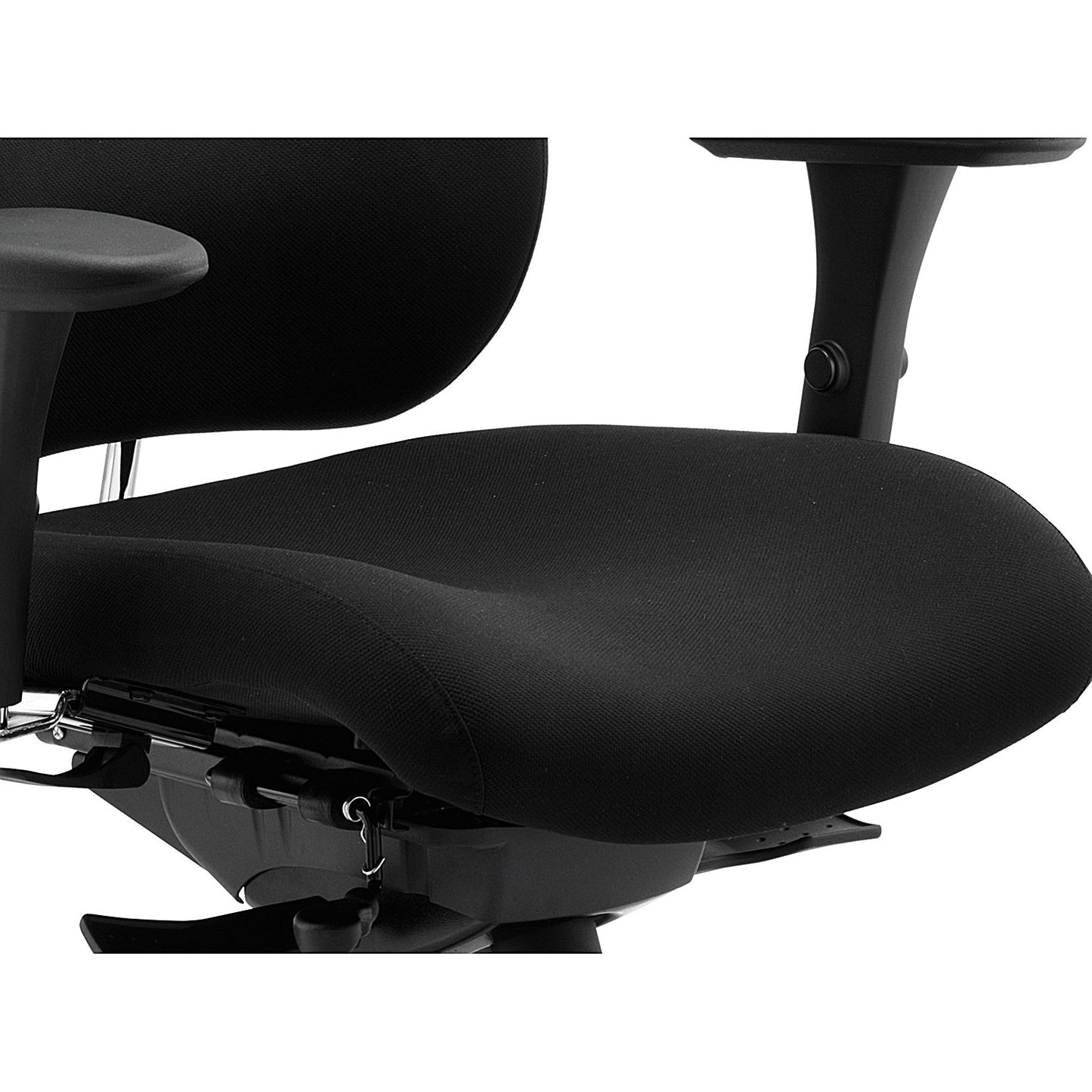 Chiro Plus Ergo Posture Chair, Height Adjustable Arms, Black