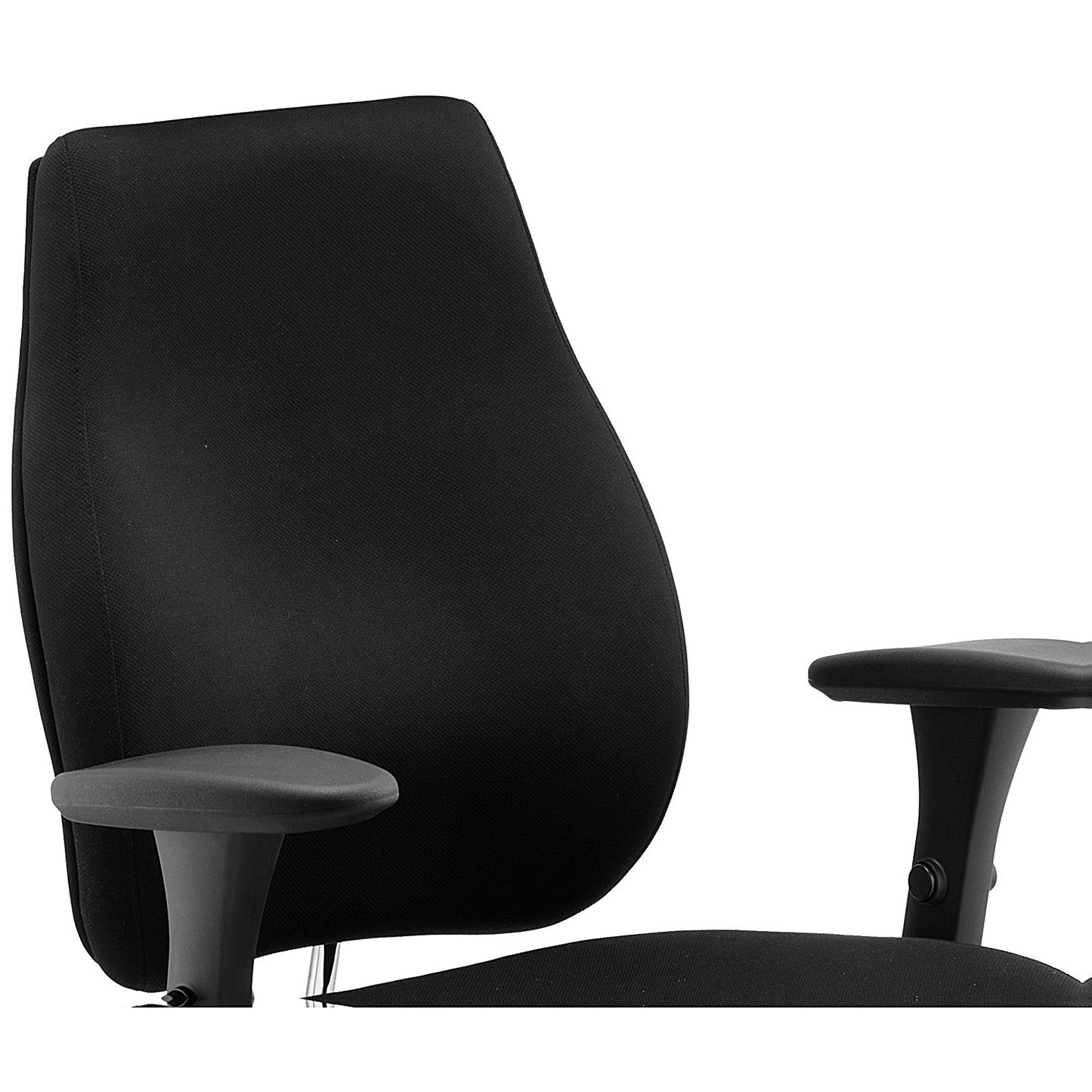 Chiro Plus Ergo Posture Chair, Height Adjustable Arms, Black