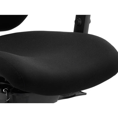 Chiro Plus Ergo Posture Chair, Headrest, Height Adjustable Arms, Black