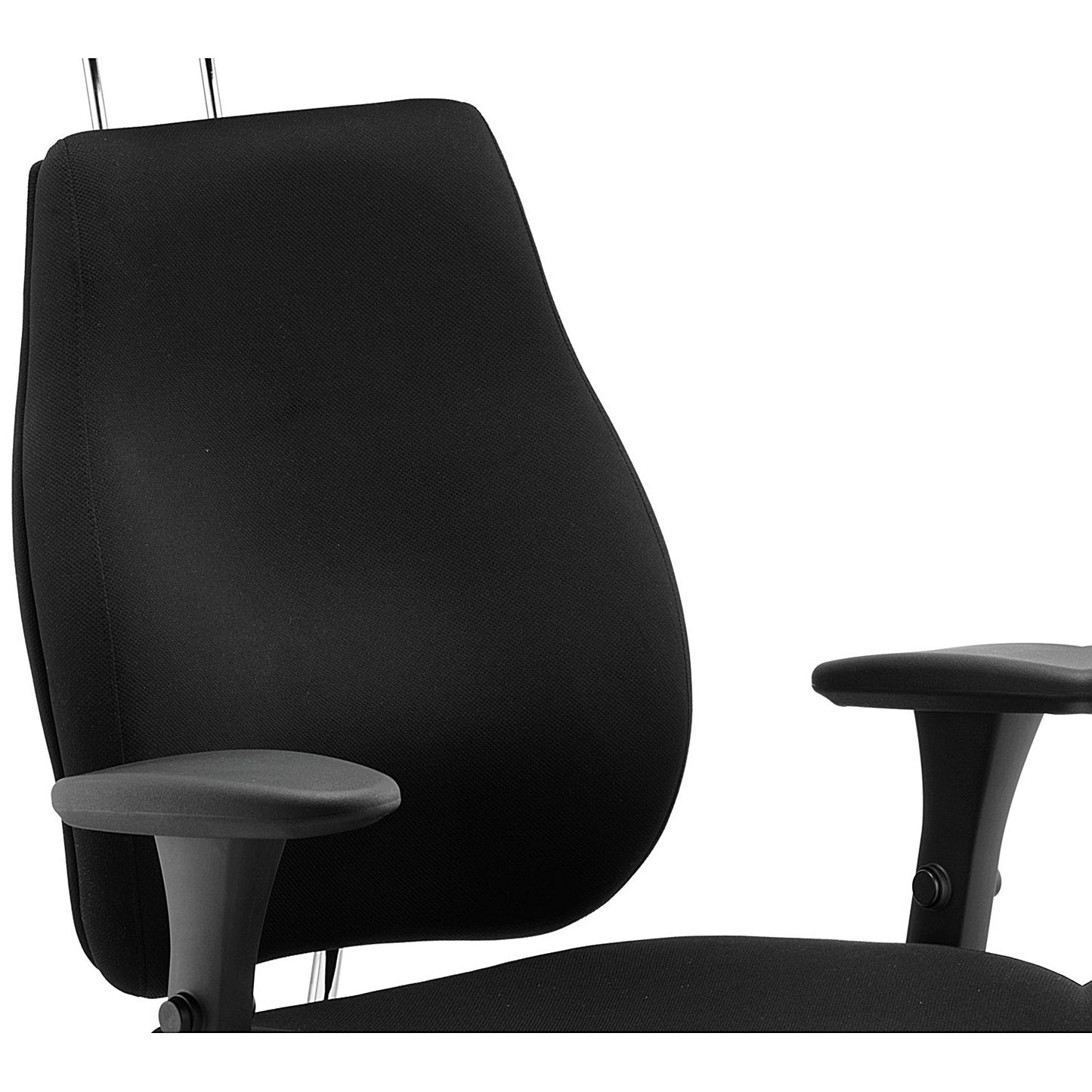 Chiro Plus Ergo Posture Chair, Headrest, Height Adjustable Arms, Black