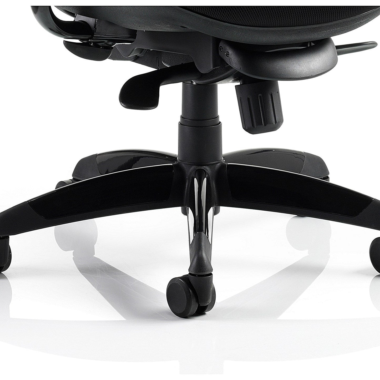 Stealth Shadow Ergo Mesh Back Posture Chair, Height Adjustable Arms, Black