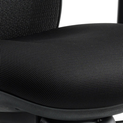 Stealth Shadow Ergo Mesh Back Posture Chair, Height Adjustable Arms, Black