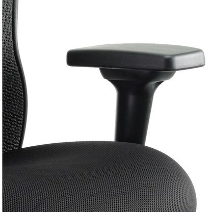 Stealth Shadow Ergo Mesh Back Posture Chair, Height Adjustable Arms, Black