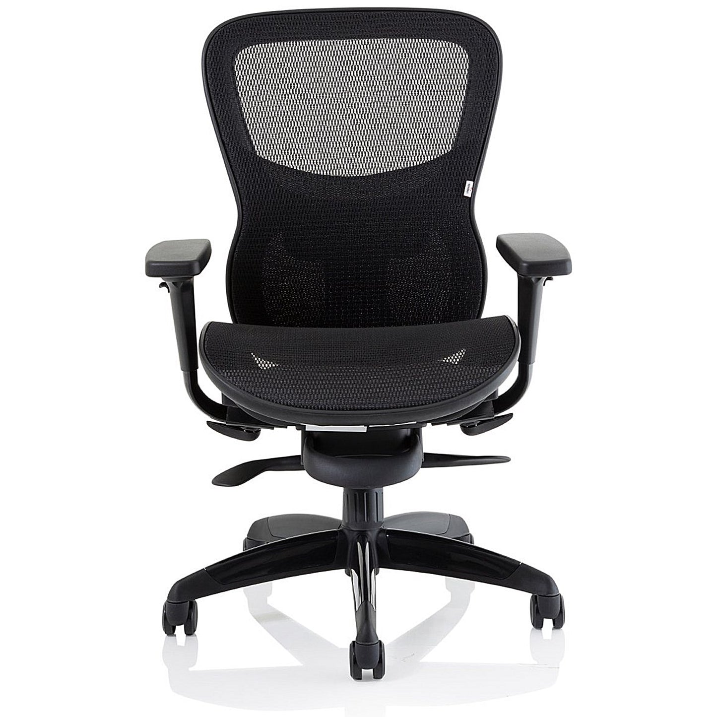 Stealth Shadow Ergo Mesh Back Posture Chair, Height Adjustable Arms, Black