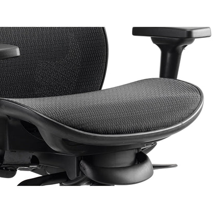 Stealth Shadow Ergo Mesh Back Posture Chair, Height Adjustable Arms, Black