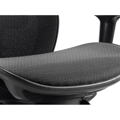 Stealth Shadow Ergo Mesh Back Posture Chair, Height Adjustable Arms, Black