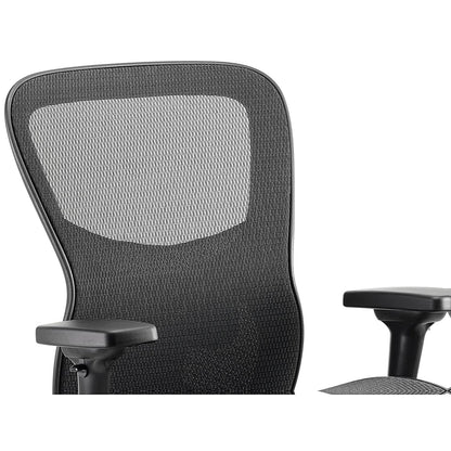 Stealth Shadow Ergo Mesh Back Posture Chair, Height Adjustable Arms, Black