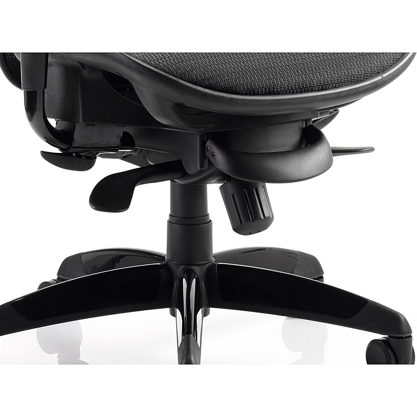Stealth Shadow Ergo Mesh Back Posture Chair, Height Adjustable Arms, Black