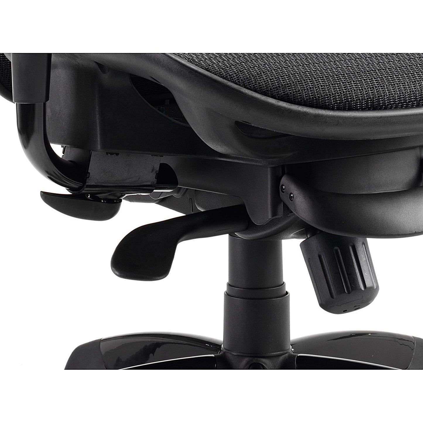 Stealth Shadow Ergo Mesh Back Posture Chair, Height Adjustable Arms, Black