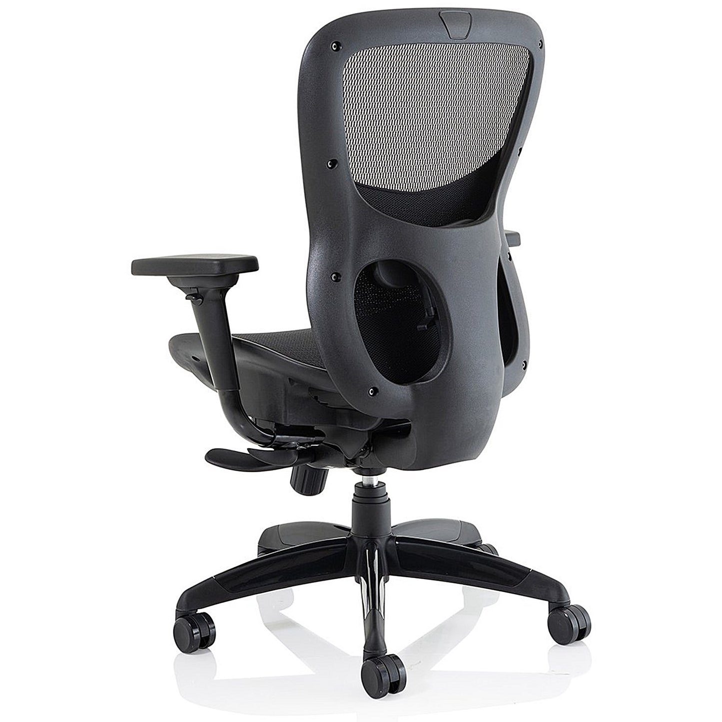 Stealth Shadow Ergo Mesh Back Posture Chair, Height Adjustable Arms, Black