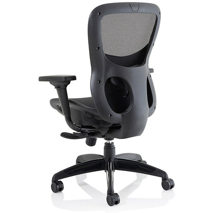 Stealth Shadow Ergo Mesh Back Posture Chair, Height Adjustable Arms, Black