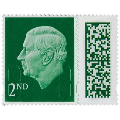 Royal Mail Second Class Postage Stamp Sheet, Pack of 50