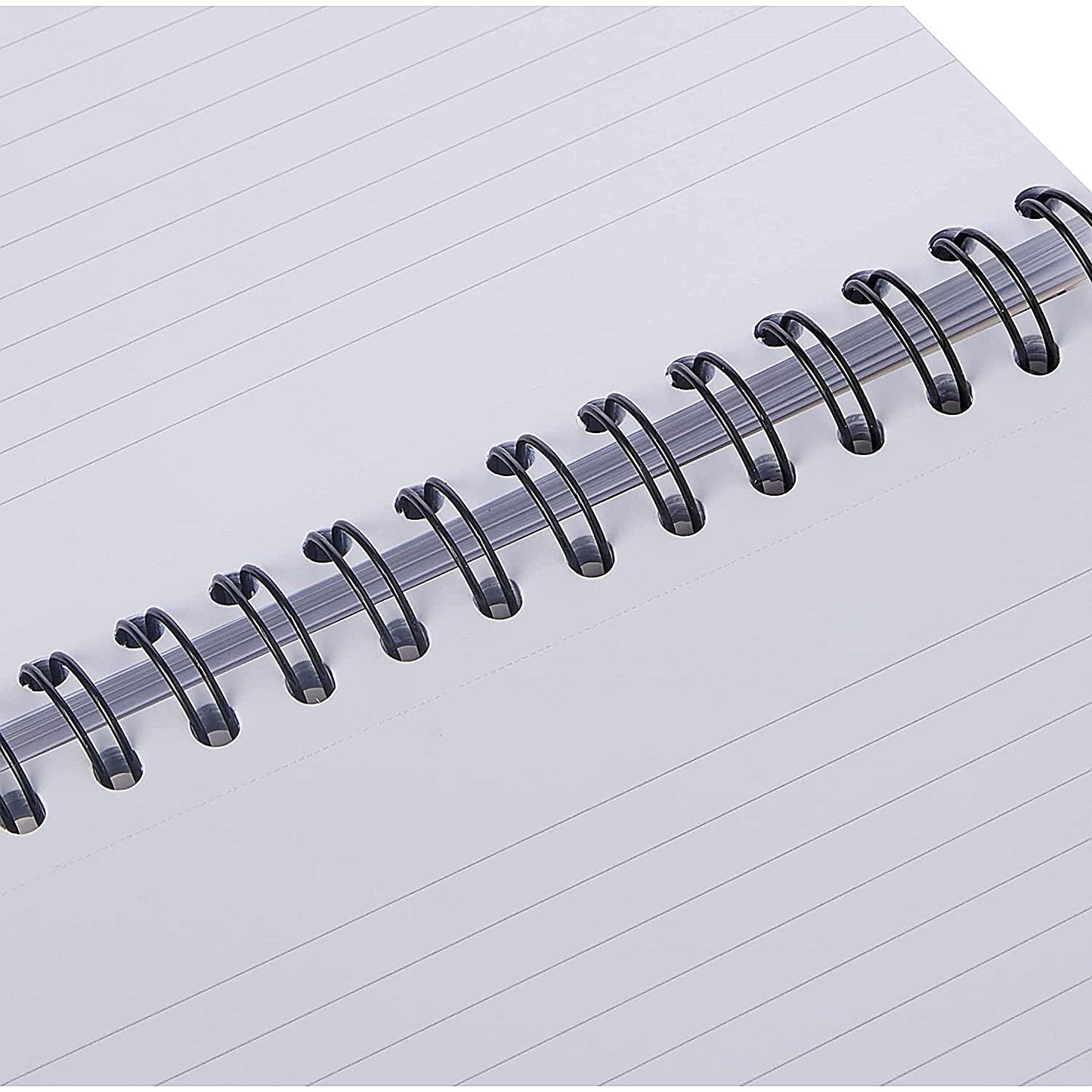 Pukka Pad Shortie Wirebound Notebook, A5, Ruled & Perforated, 240 Pages, Purple, Pack of 3
