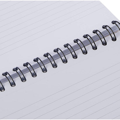Pukka Pad Shortie Wirebound Notebook, A5, Ruled & Perforated, 240 Pages, Purple, Pack of 3