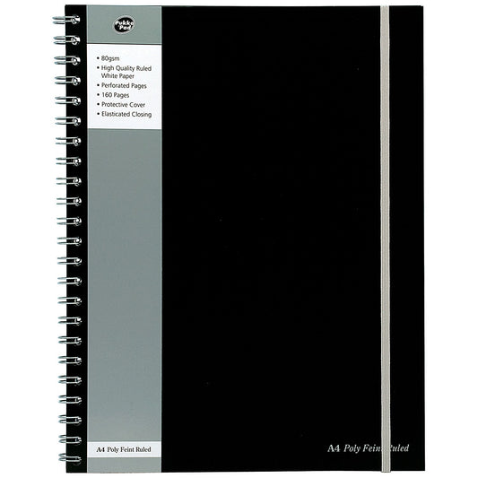 Pukka Pad Polypropylene Ruled Jotta Notebook A4 (3 Pack)