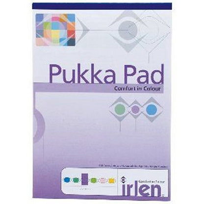 Pukka Pad Comfort in Colour Refill Pad, A4, Ruled, 100 Pages, Purple, Pack of 6