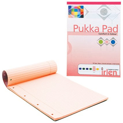 Pukka Pad Comfort in Colour Refill Pad, A4, Ruled, 100 Pages, Pink, Pack of 6