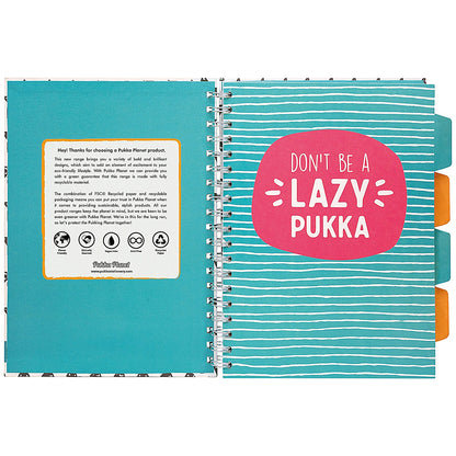 Pukka Planet Project Book, B5, Assorted Designs, Pack of 2