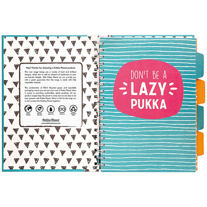 Pukka Planet Project Book, B5, Assorted Designs, Pack of 2