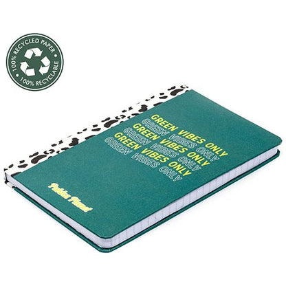 Pukka Planet Green Vibes Soft Cover Notepad, 210x130mm, Ruled, 192 Pages, Green