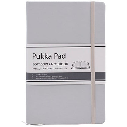 Pukka Pad Signature Soft Cover Notebook, A5, Ruled, 192 Pages, Oatmeal