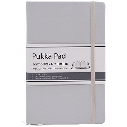 Pukka Pad Signature Soft Cover Notebook, A5, Ruled, 192 Pages, Oatmeal