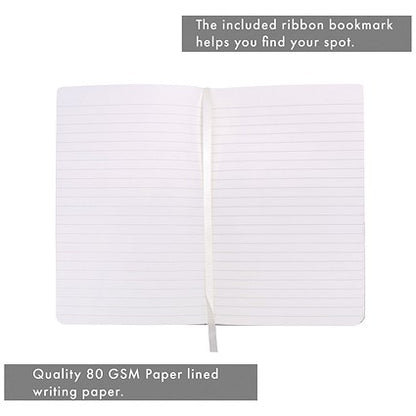 Pukka Pad Signature Soft Cover Notebook, A5, Ruled, 192 Pages, Oatmeal