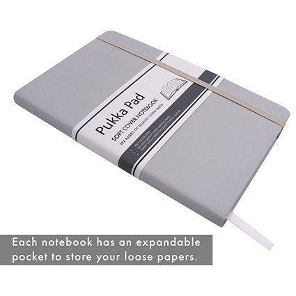 Pukka Pad Signature Soft Cover Notebook, A5, Ruled, 192 Pages, Oatmeal