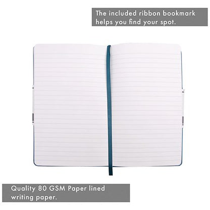 Pukka Pad Signature Soft Cover Notebook, A5, Ruled, 192 Pages, Teal