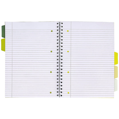 Pukka Pad Recycled Project Book, A4, Green, Pack of 3