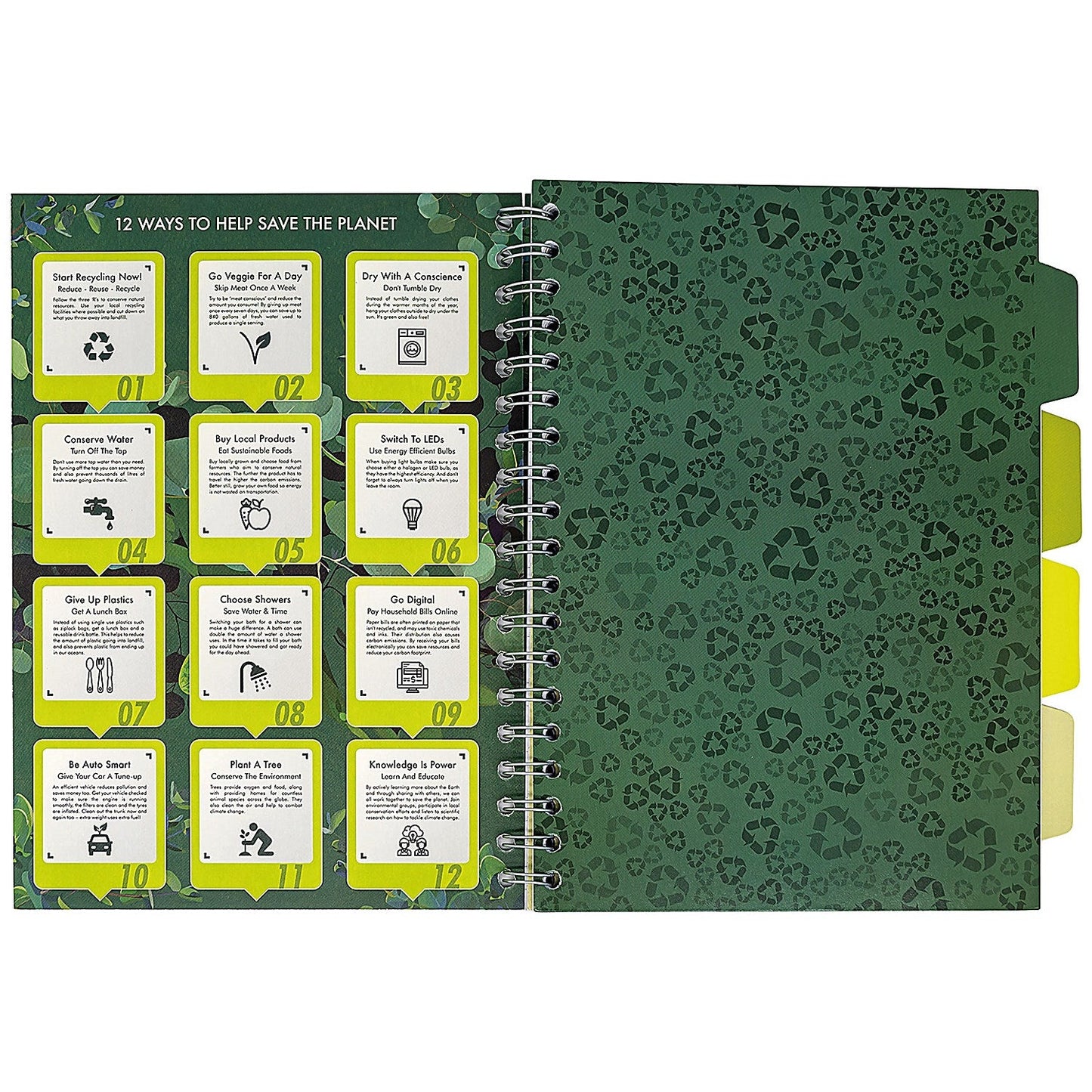 Pukka Pad Recycled Project Book, B5, Green, Pack of 3