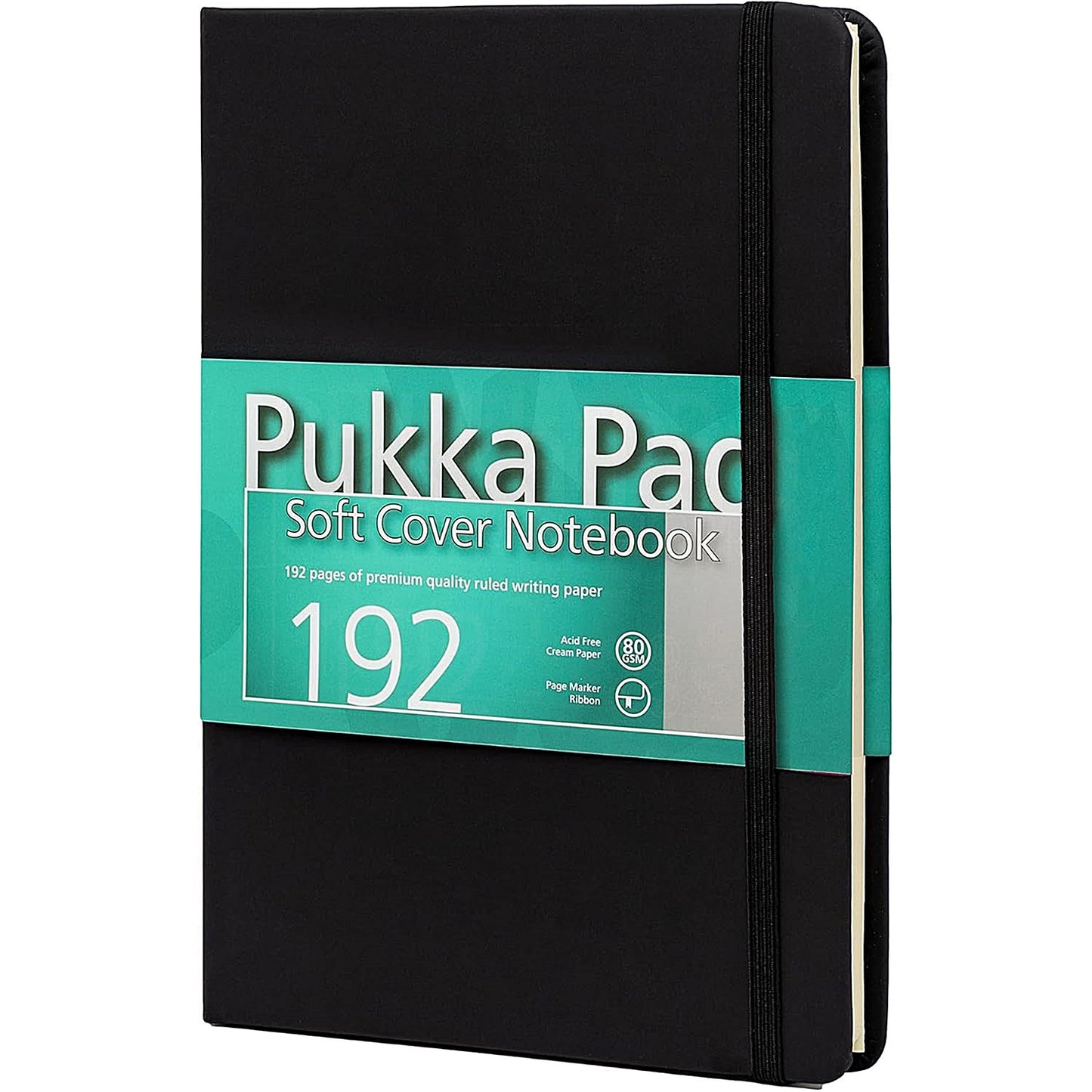 Pukka Pad Signature Soft Cover Notebook Casebound A5 Black (Pack of 3)