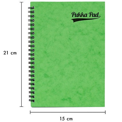 Pukka Pad Notemakers Wirebound Notebook, A5, Ruled, 120 Pages, Pastel Assorted Colours, Pack of 10
