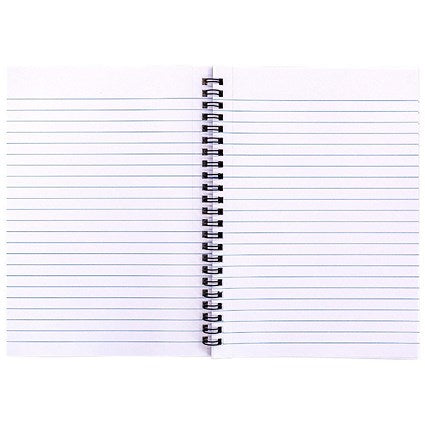 Pukka Pad Notemakers Wirebound Notebook, A5, Ruled, 120 Pages, Pastel Assorted Colours, Pack of 10
