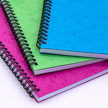 Pukka Pad Notemakers Wirebound Notebook, A5, Ruled, 120 Pages, Pastel Assorted Colours, Pack of 10