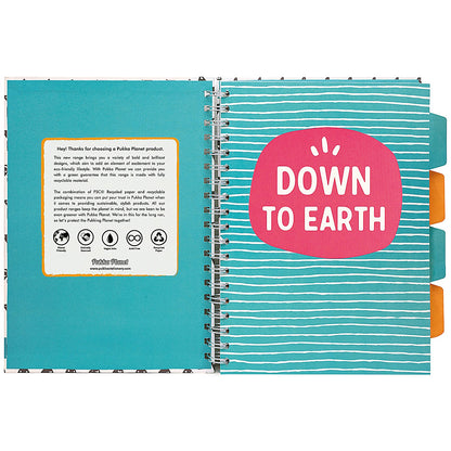 Pukka Planet Muted Project Book, B5, Assorted Design, Pack of 2