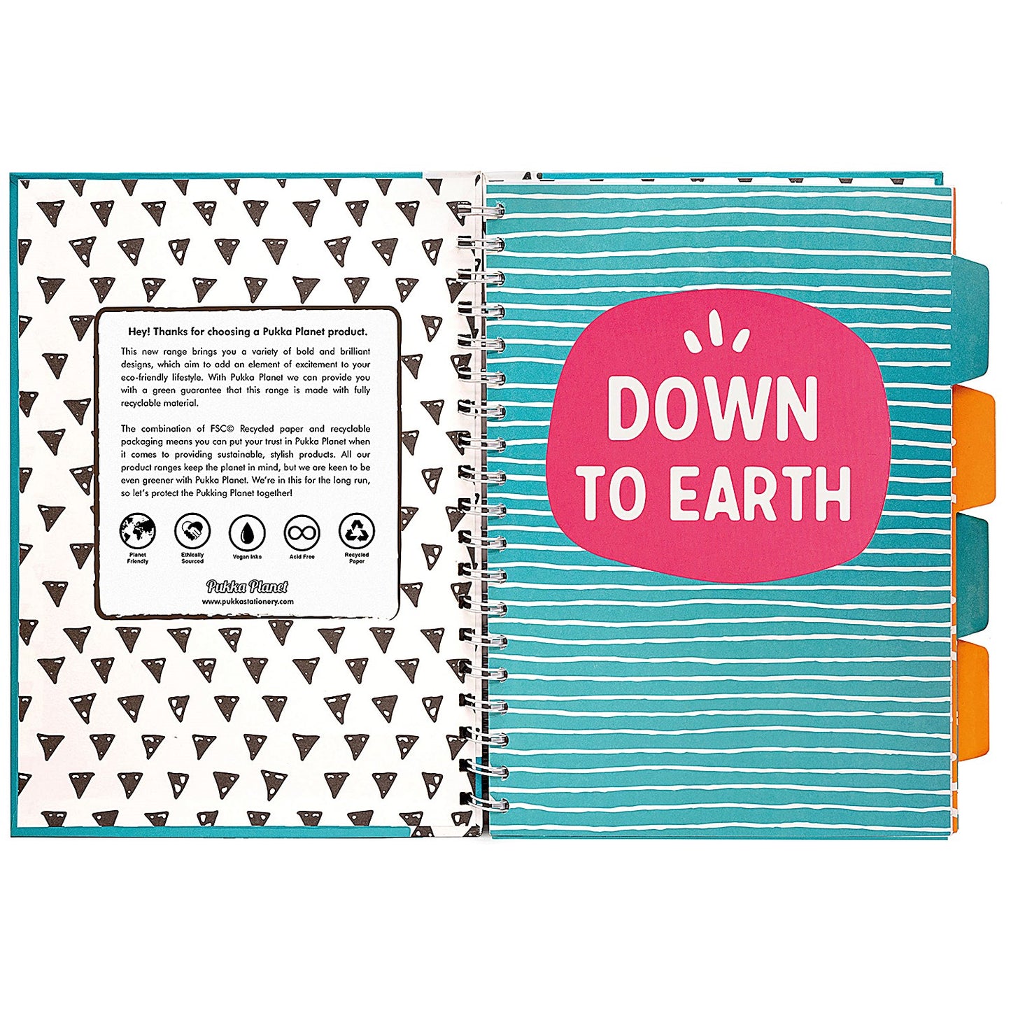 Pukka Planet Muted Project Book, B5, Assorted Design, Pack of 2