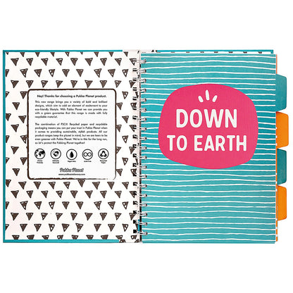 Pukka Planet Muted Project Book, B5, Assorted Design, Pack of 2