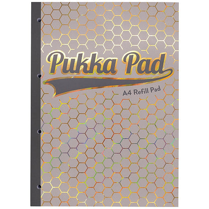 Pukka Haze Refill Pad, A4, Ruled With Margin, 300 Pages, Assorted, Pack of 3